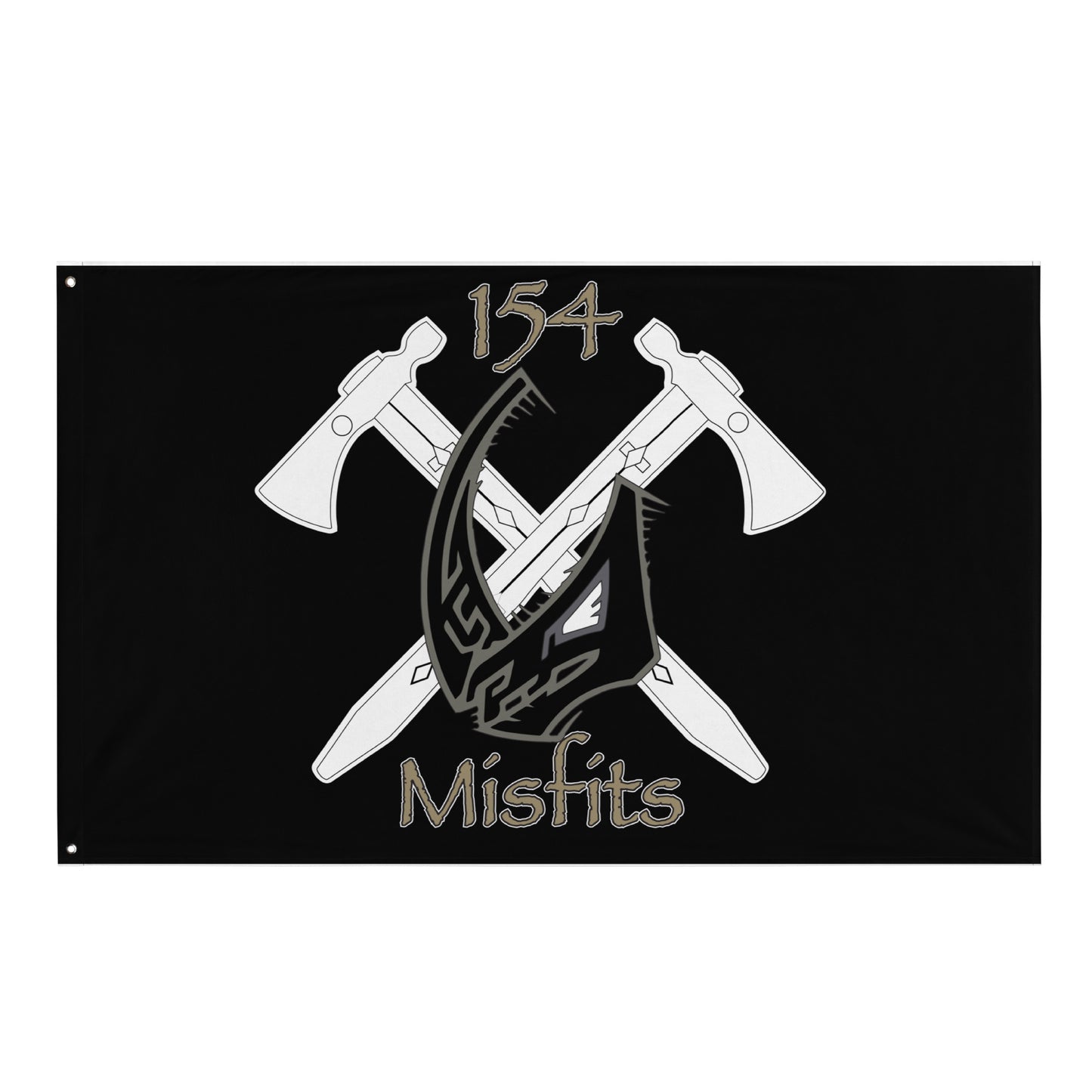 White pipehawks CAT 154 Flag